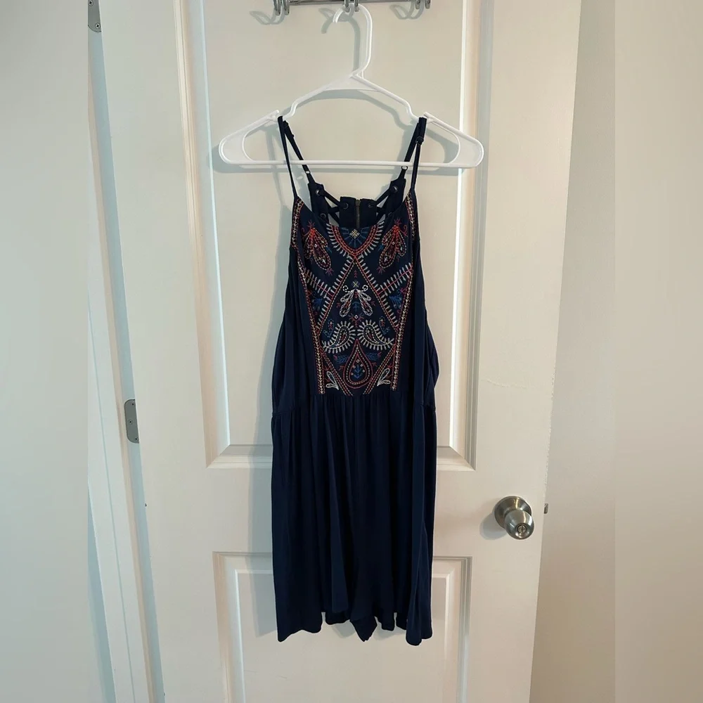 High Neck Romper - Picture 1 of 3